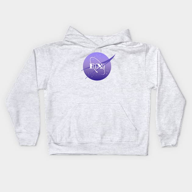 F(X) (NASA) Kids Hoodie by lovelyday